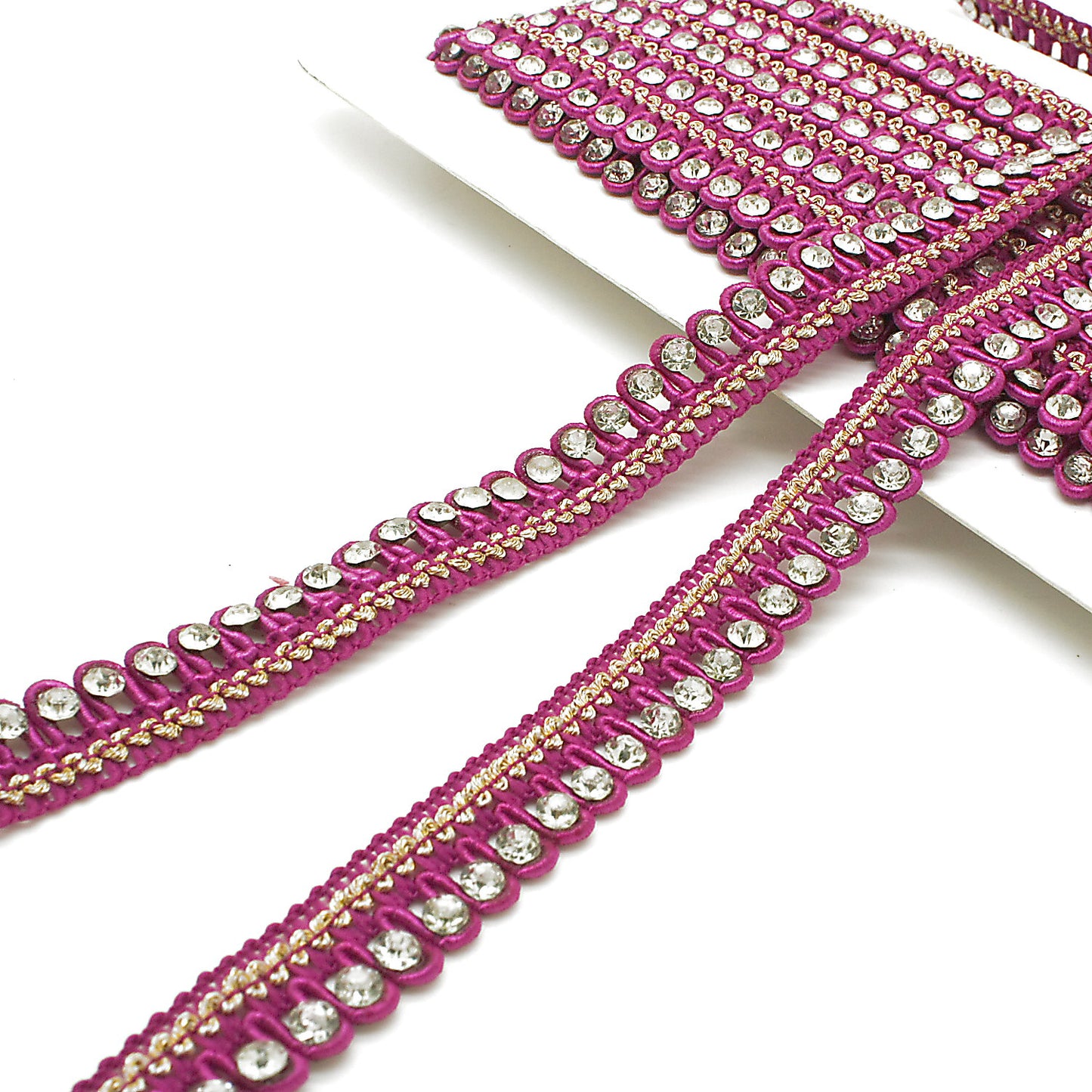 CERISE SILVER STONE EDGING TRIM - sarahi.NYC