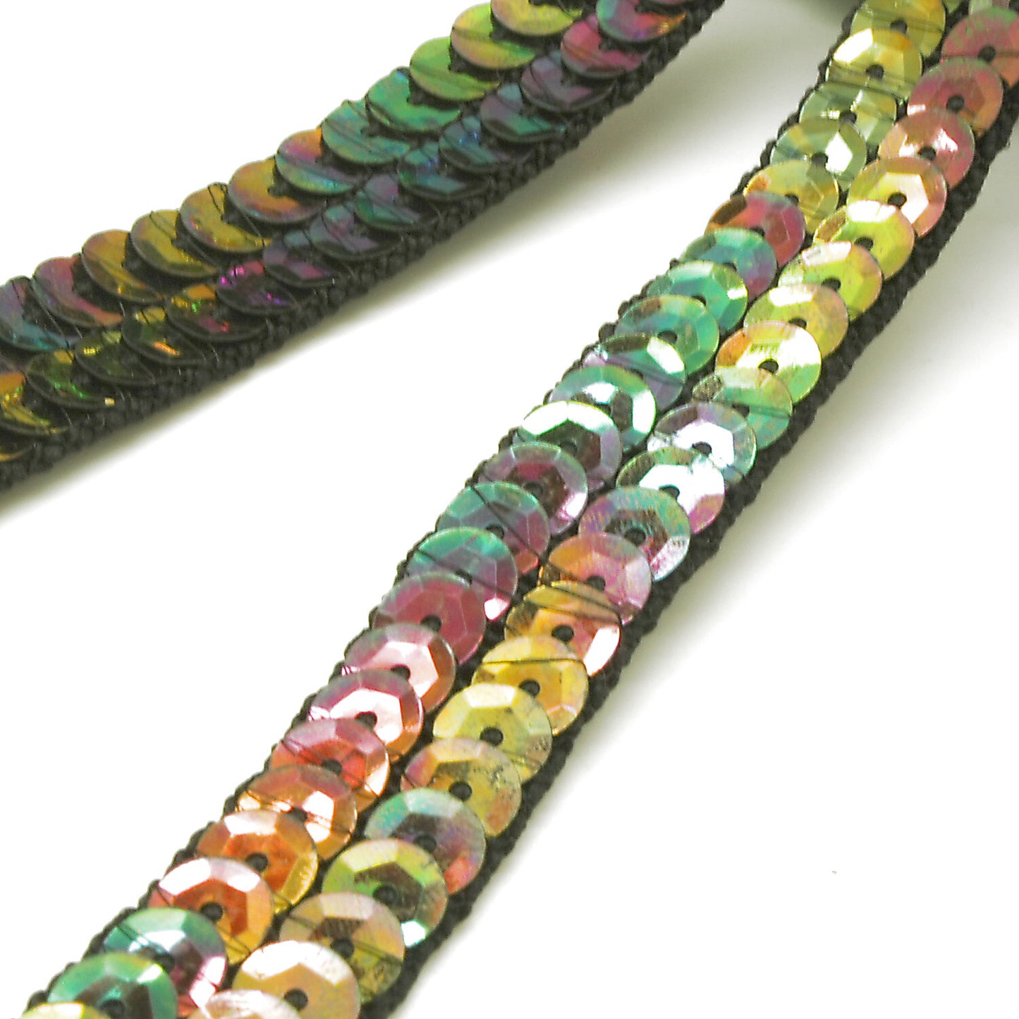 MULTICOLOR SEQUIN RIBBON TRIM