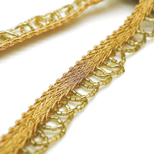 GOLD FRINGE BEADED TRIM