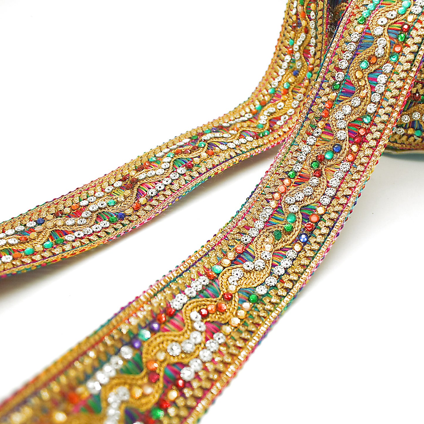 MULTICOLOR RHINESTONE TRIM - sarahi.NYC