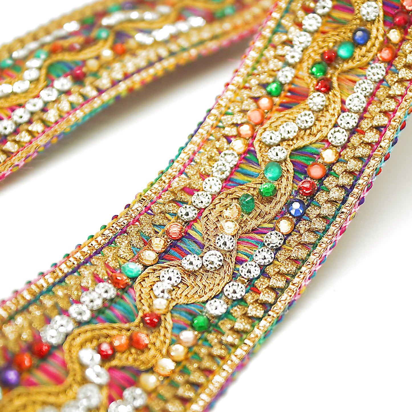 MULTICOLOR RHINESTONE TRIM - sarahi.NYC