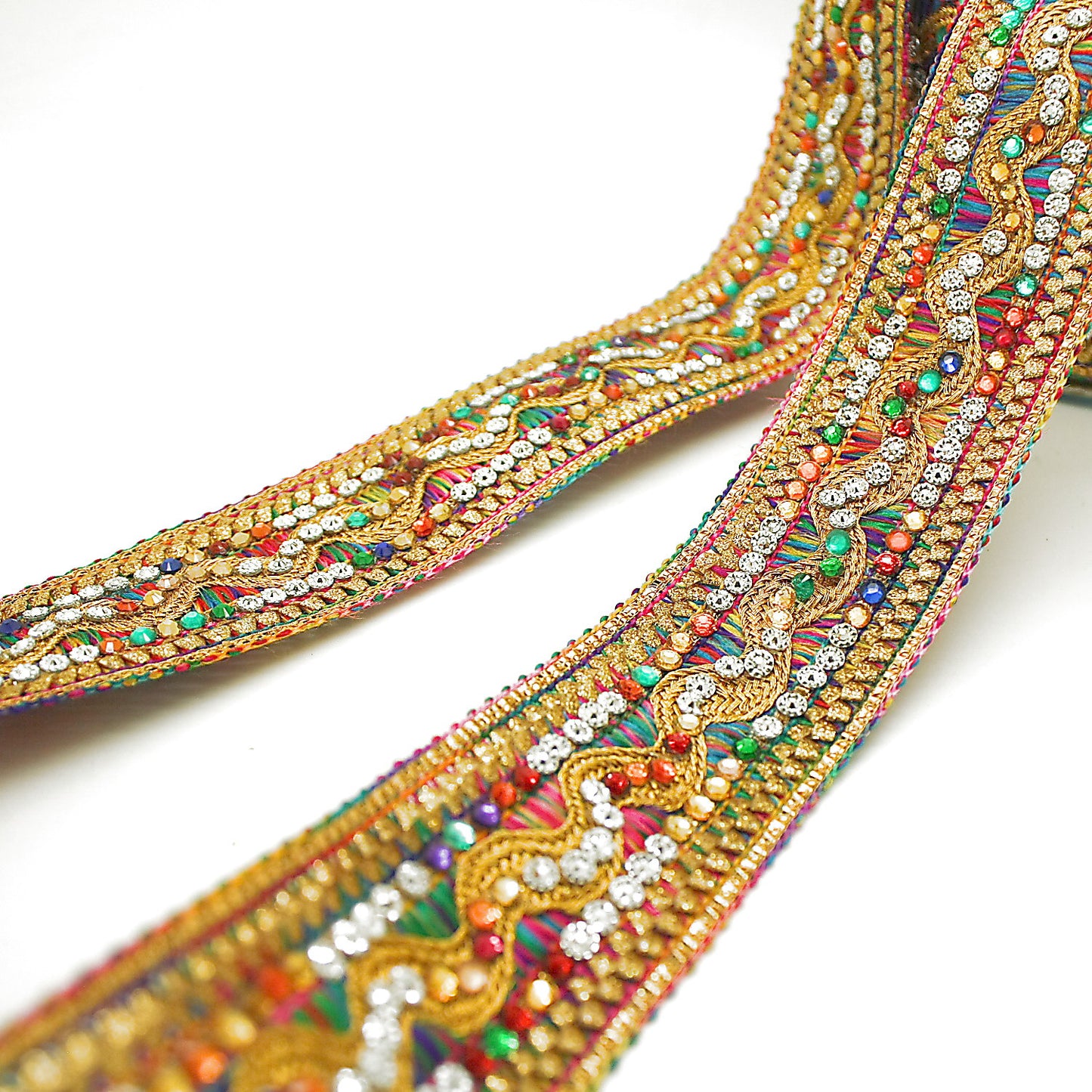 MULTICOLOR RHINESTONE TRIM - sarahi.NYC