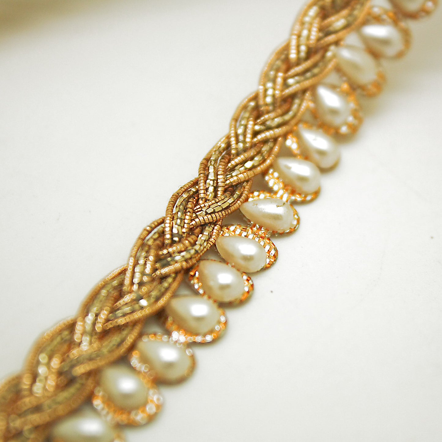 GOLD PEARL EDGING TRIM - sarahi.NYC