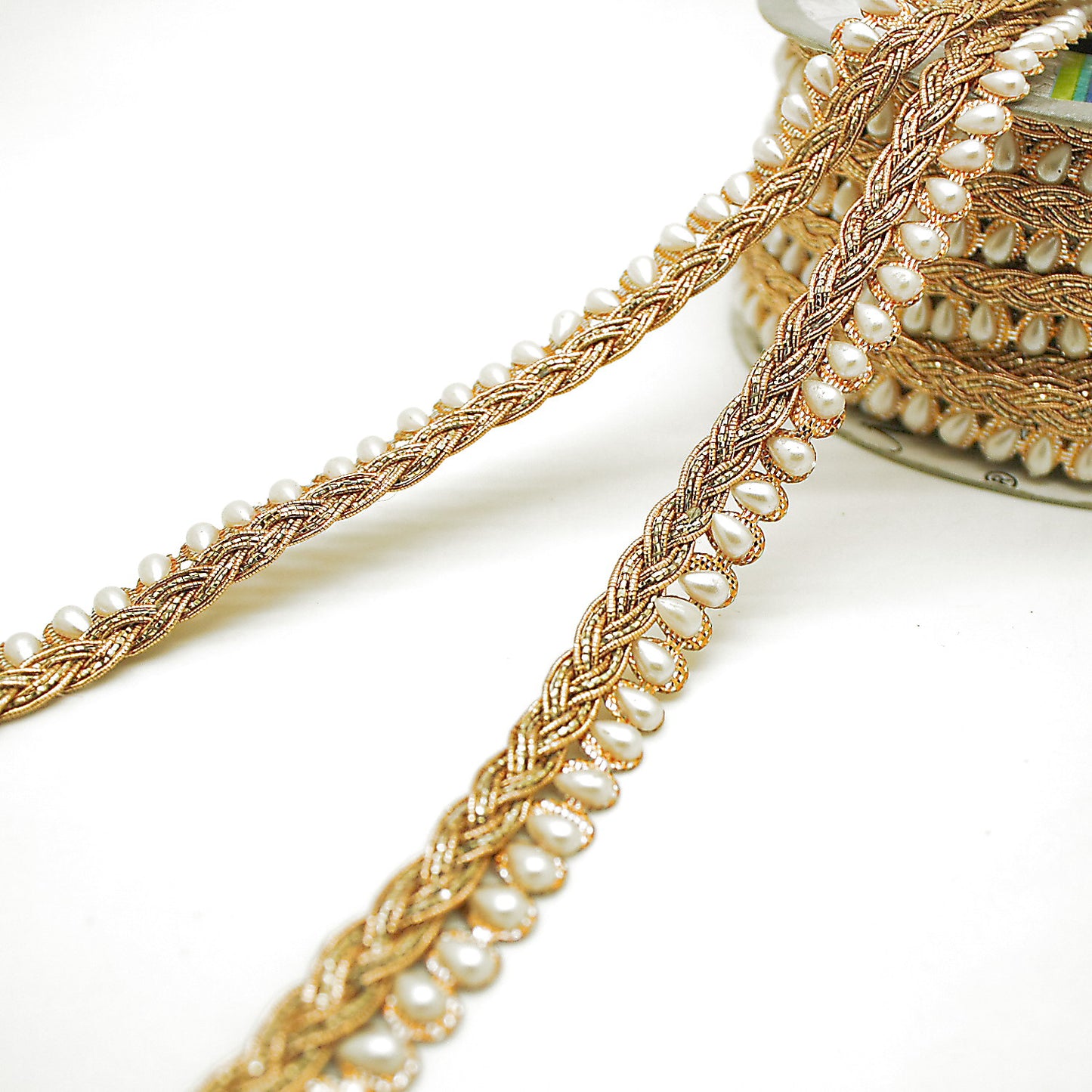 GOLD PEARL EDGING TRIM - sarahi.NYC