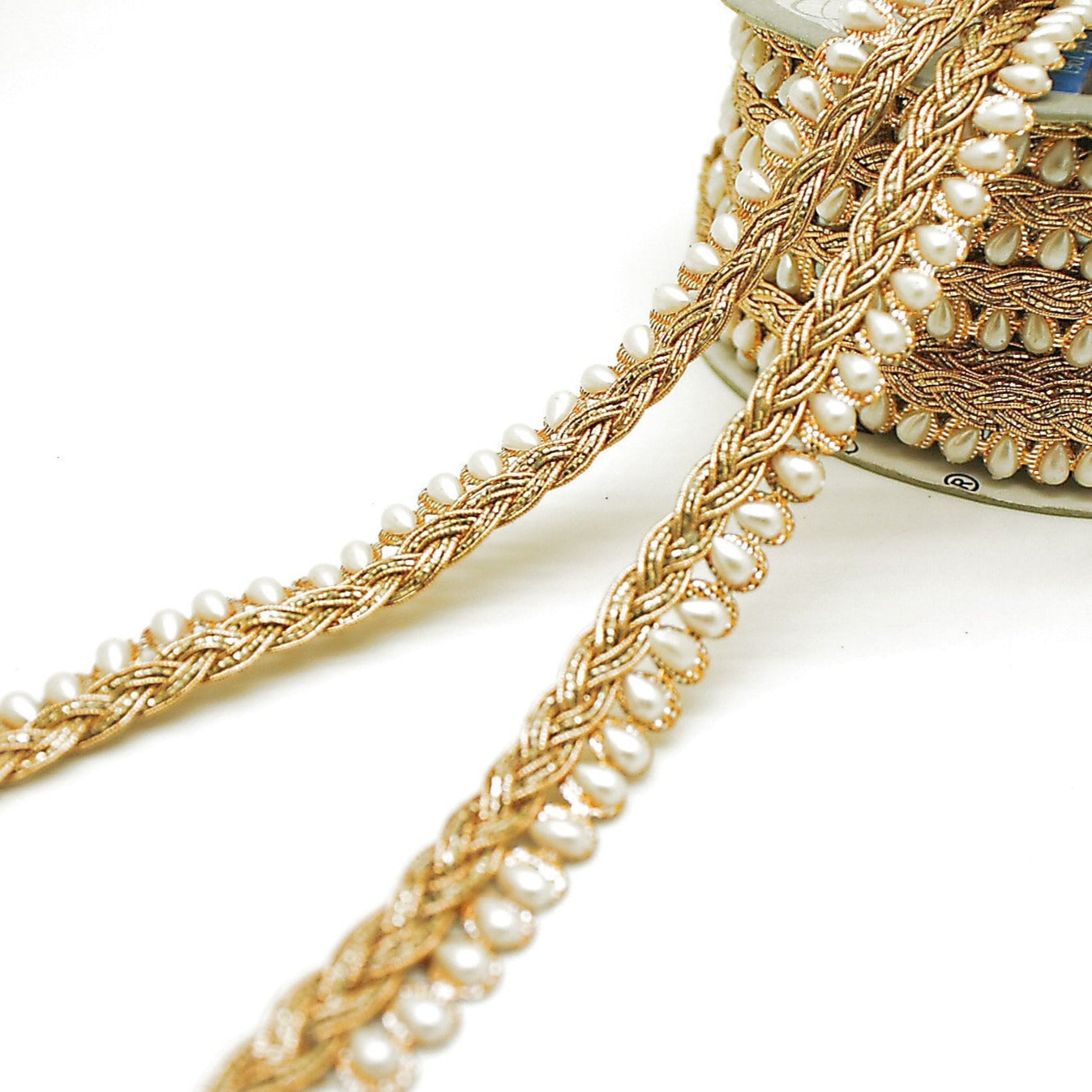 GOLD PEARL EDGING TRIM - sarahi.NYC