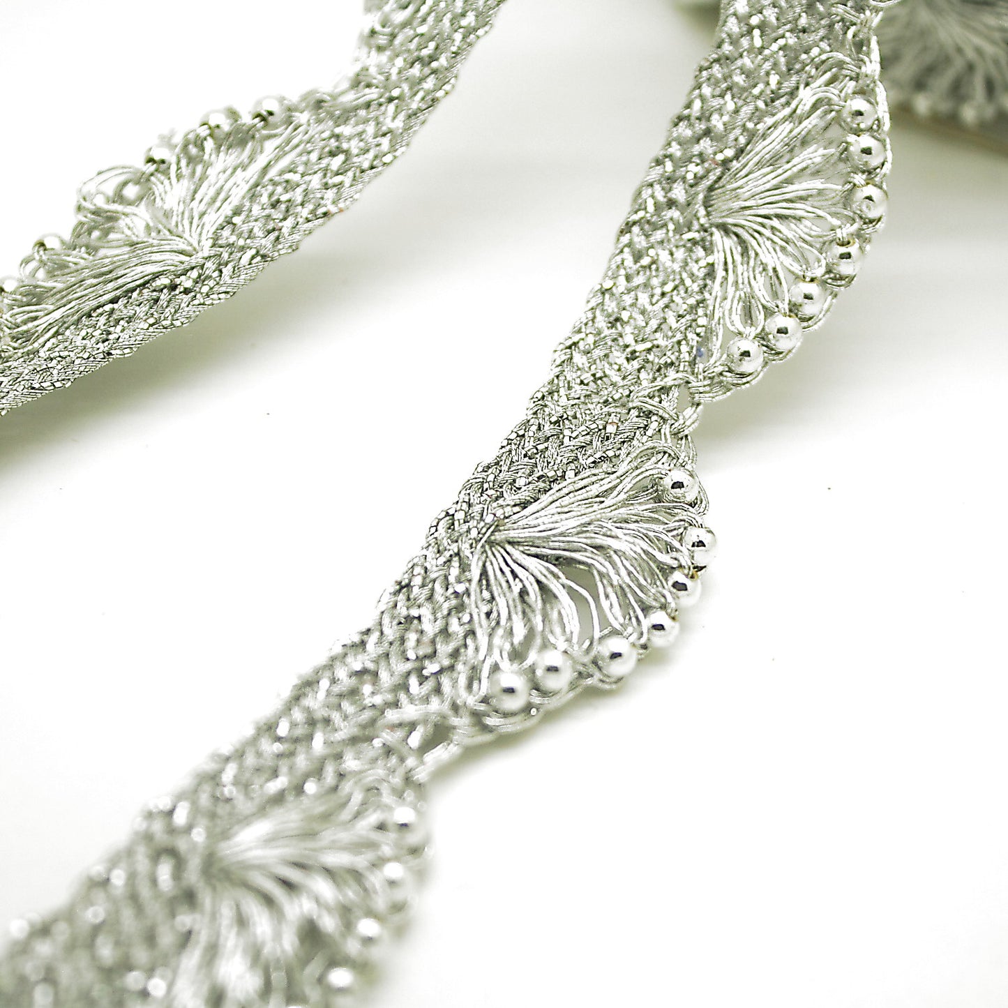 SILVER CROCHET TRIM - sarahi.NYC