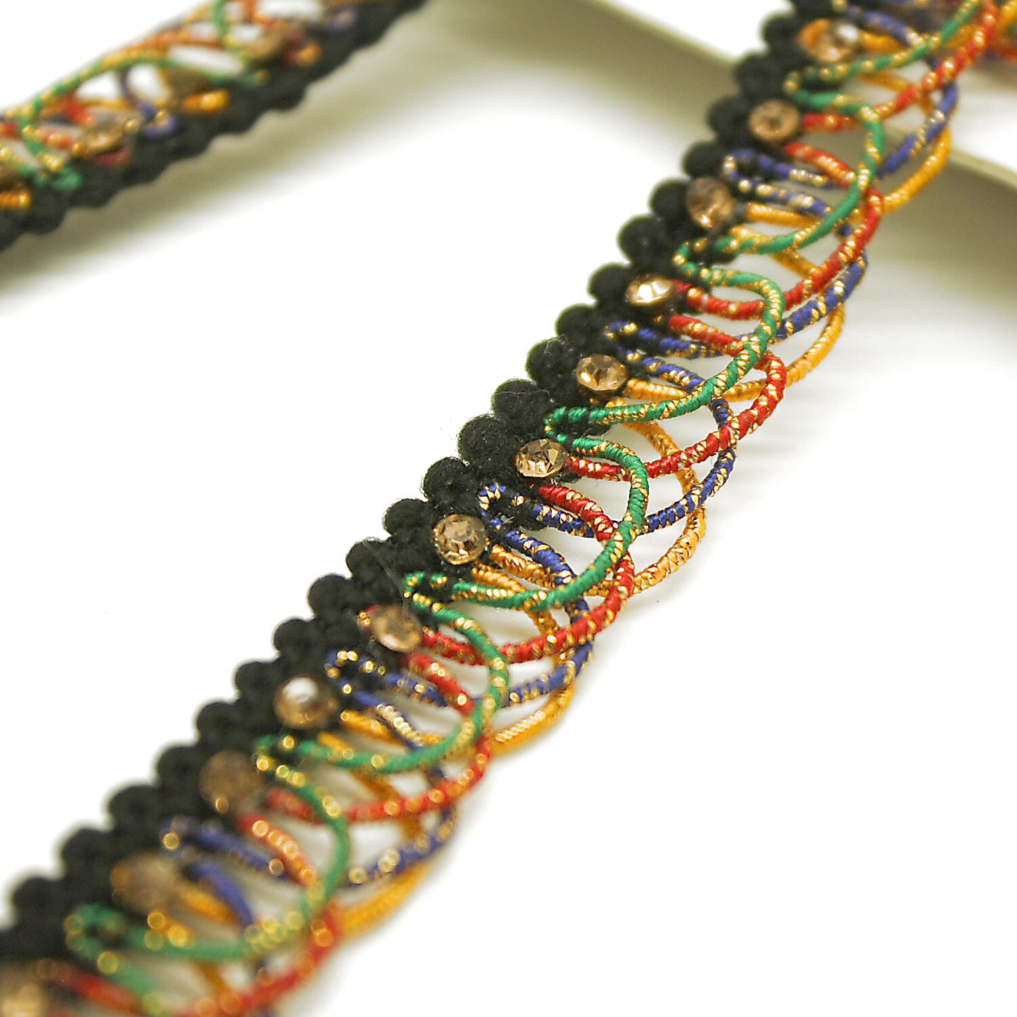 MULTICOLOR STONE TRIM - sarahi.NYC