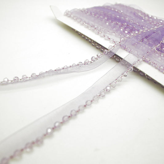 LILAC BEADED EDGING TRIM - sarahi.NYC