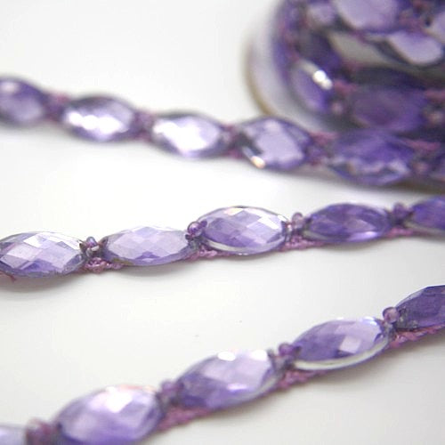 LILAC RHINESTONE TRIM - sarahi.NYC