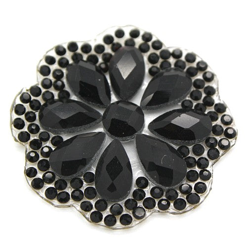 BLACK RHINESTONE HOTFIX MOTIF - sarahi.NYC