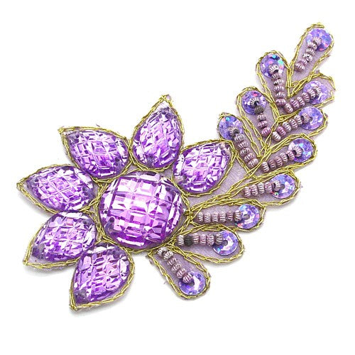 LILAC RHINESTONE MOTIF - sarahi.NYC