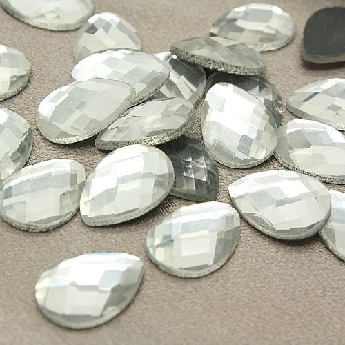 10 X TEARDROP HOTFIX GLASS CRYSTALS   - sarahi.NYC