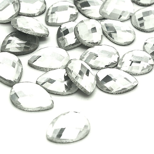 10 X TEARDROP HOTFIX GLASS CRYSTALS   - sarahi.NYC