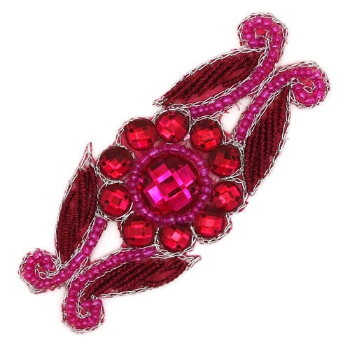 HOT PINK  RHINESTONE MOTIF - sarahi.NYC - Sarahi.NYC