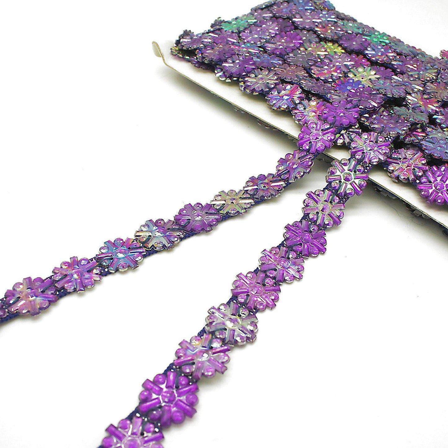 PURPLE IRIDESCENT GEM trim