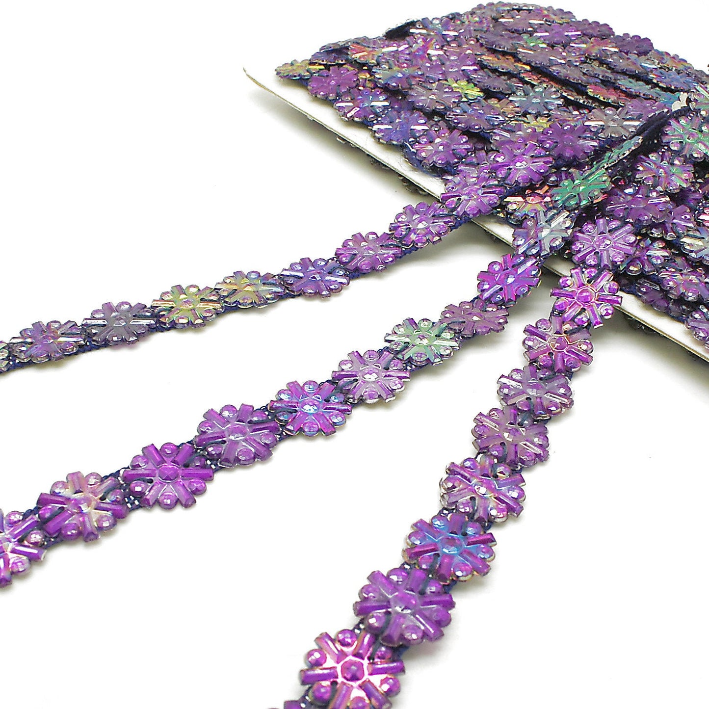 PURPLE IRIDESCENT GEM trim